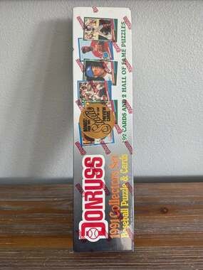 New Factory Sealed 1991 Donruss Baseball Collectors Set
